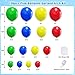 YMSZ Red Blue Green Yellow Balloons 136pcs Colorful Latex Balloons with Different Size for Birthday Carnival Circus Baby Shower Party Decorations - Image 4