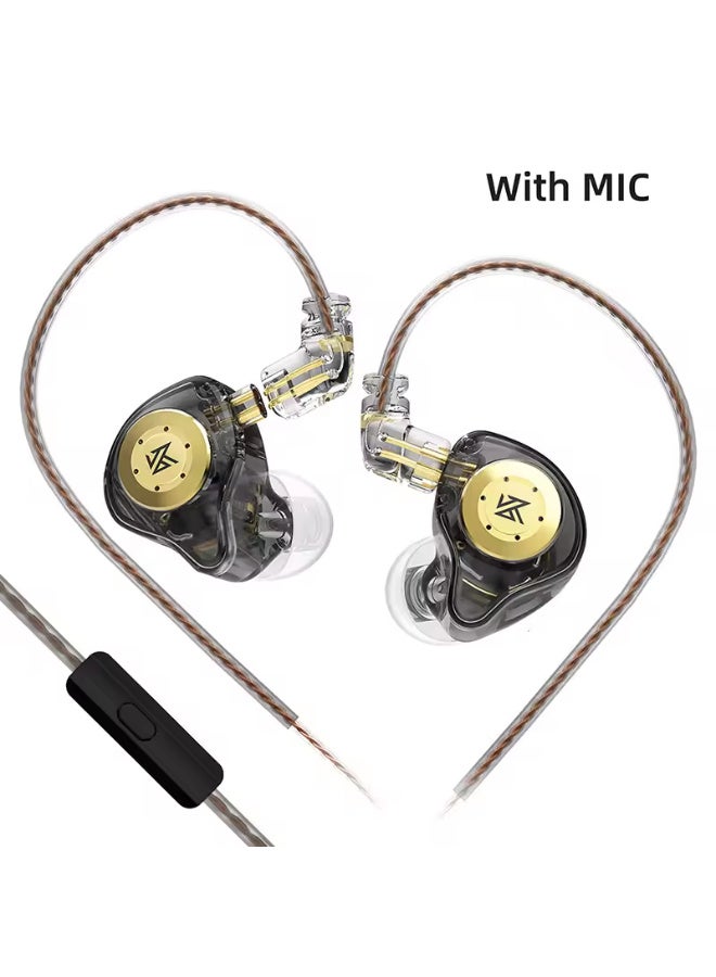 Linsoul KZ EDX Pro Metal Wired Earphones Bass Earbuds In Ear Monitor Headphones With MIC Sport Music DJ Noise Cancelling HiFi Headset - Image 1