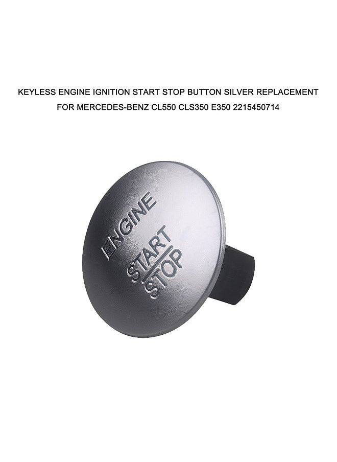 Generic - Engine Ignition Start Stop Button Switch One-click Start Keyless Button Replacement for Mercedes-Benz CL550 CLS350 E350 2215450714 - Image 1