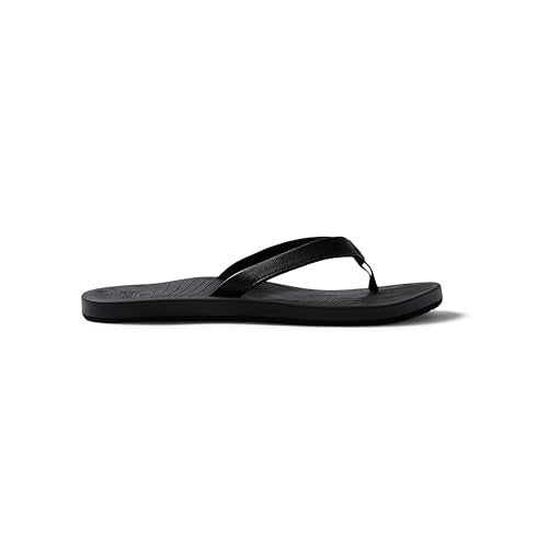 Reef Zen Love Womens Flip Flop, Soft Cushion Footbed, Black/Black, 6 - Image 5