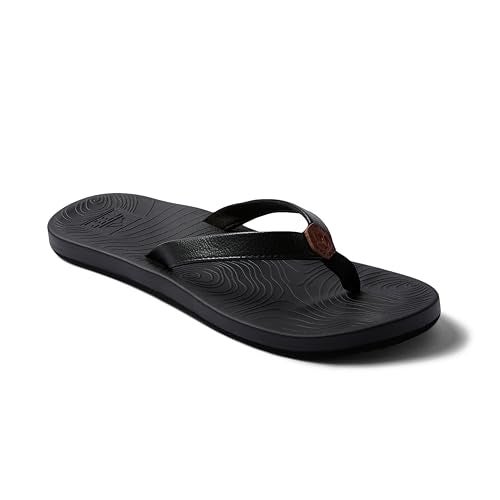 Reef Zen Love Womens Flip Flop, Soft Cushion Footbed, Black/Black, 6 - Image 3