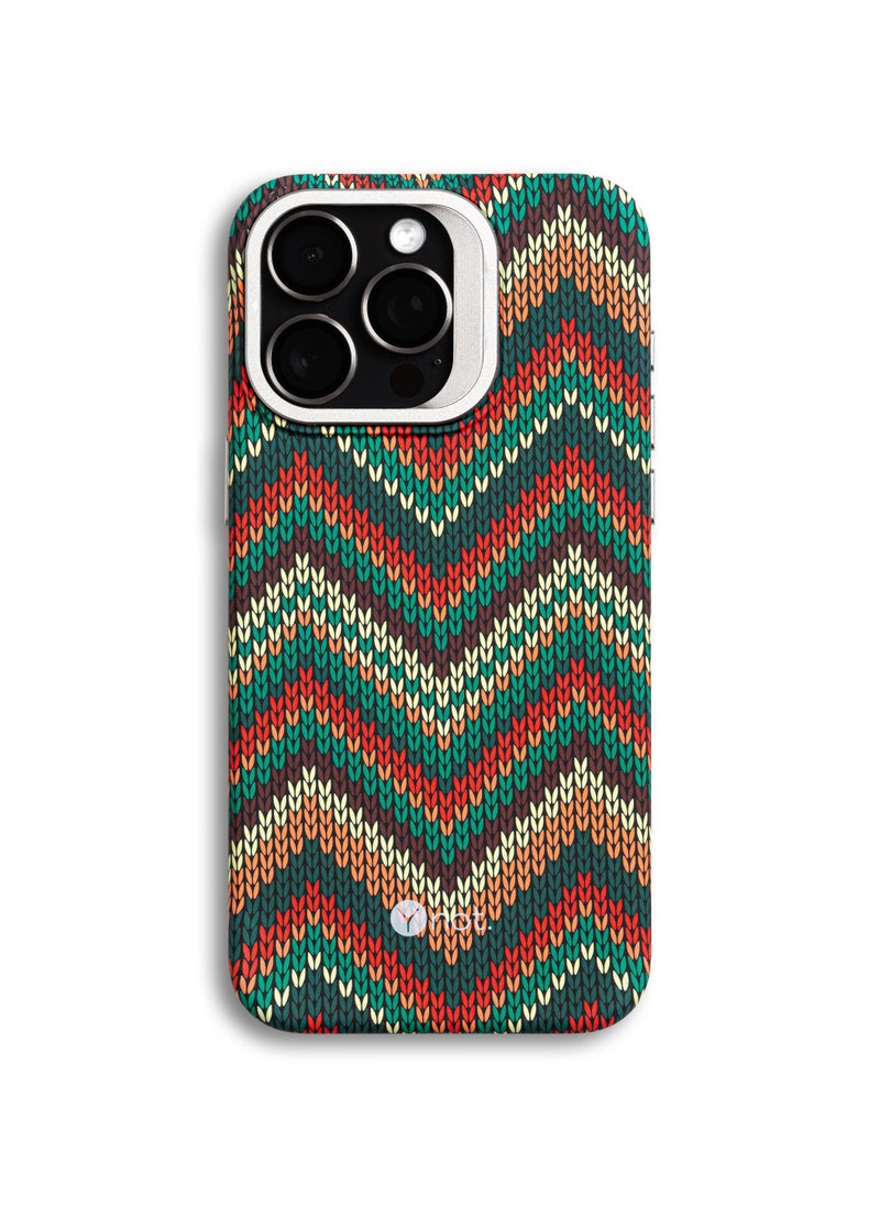 darc iPhone 16 Pro Case Carbon Fiber with MagSafe and Stand - Autumn Colors  - Image 1