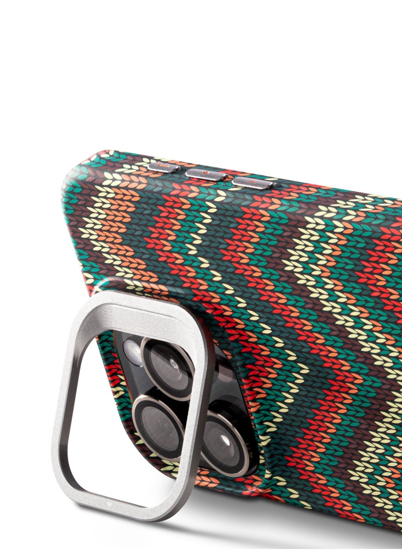darc iPhone 16 Pro Case Carbon Fiber with MagSafe and Stand - Autumn Colors  - Image 5