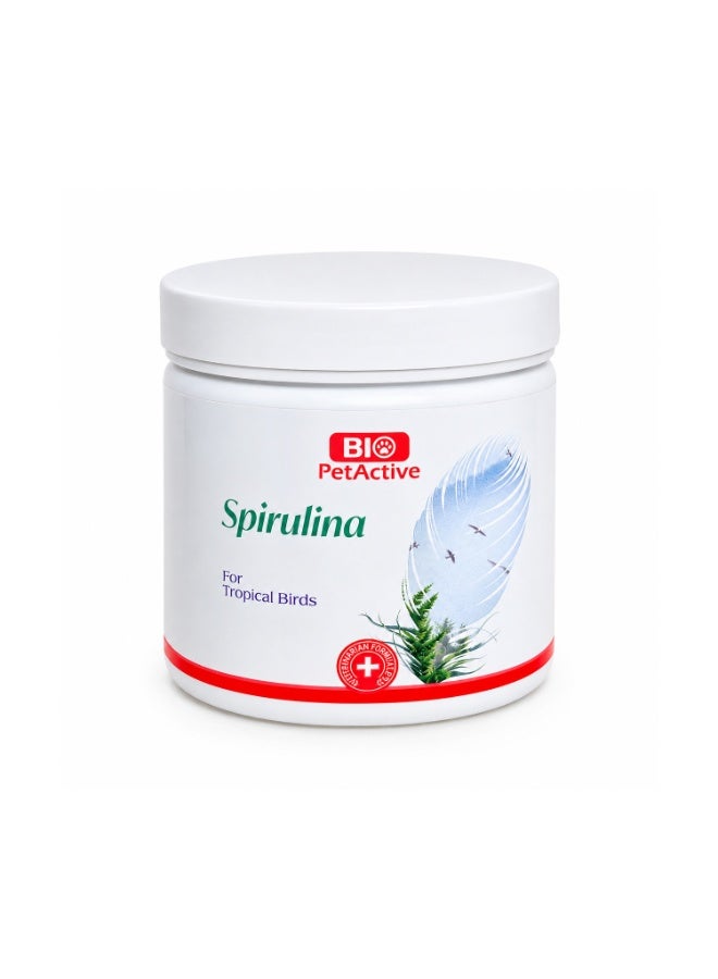 Bio PetActive Spirulina Powder Supplement for Tropical Birds - 100g