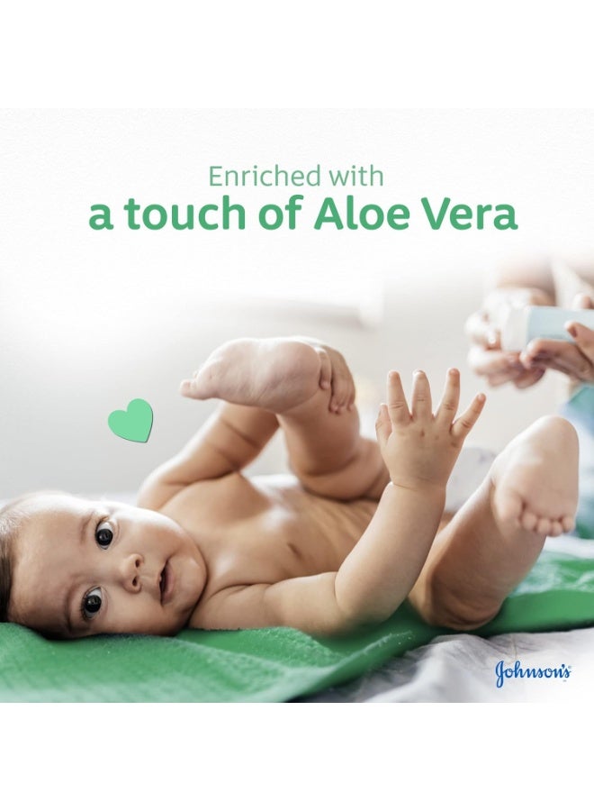 erorex Johnson’s Baby Aloe Vera Oil 300ml Clinically Proven Mildness Instantly Hydrates Delicate Skin Hypoallergenic and Paraben-Free - Image 2