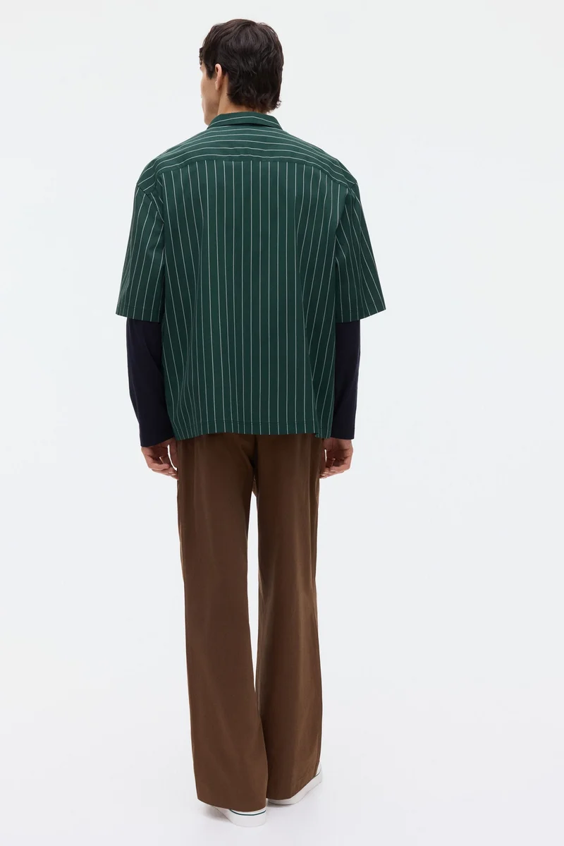 H&M  Regular Fit Embroidered-motif shirt for Men | Best Price UAE