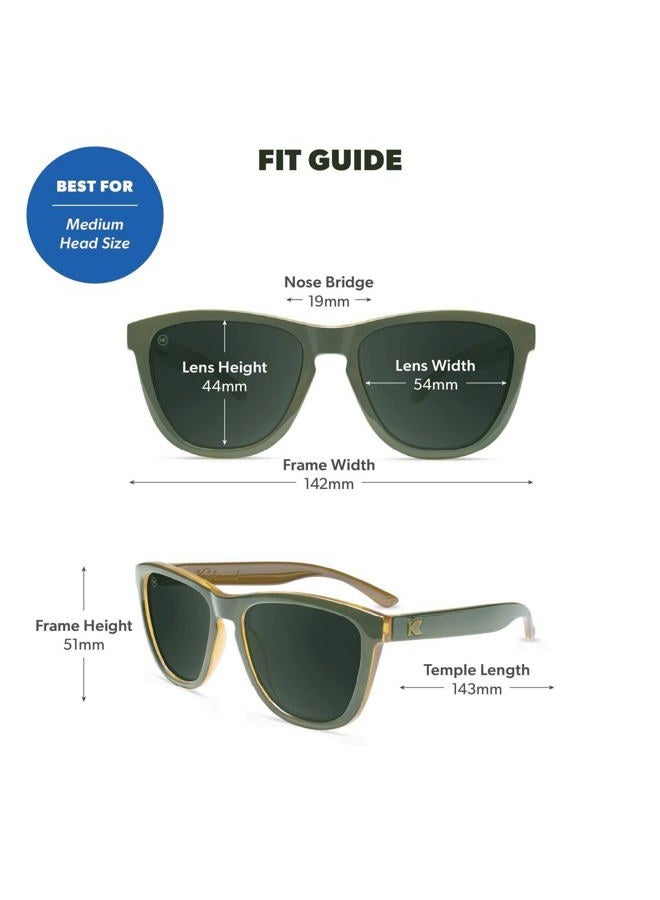 Knockaround Premiums Polarized Sunglasses for Men & Women - Impact Resistant Lenses & Full UV400 Protection, Coyote Calls, One size - Image 4