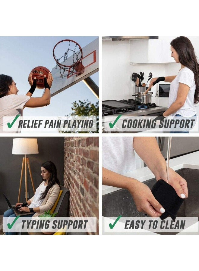 FDTY دعامة دعم المعصم لمتلازمة النفق الرسغي، حزام ضغط، جبيرة الإبهام للأصابع، مناسبة للرجال والنساء، تناسب اليد اليمنى واليسرى، مثبت لمرض التهاب المفاصل، تخفيف الألم. - Image 5