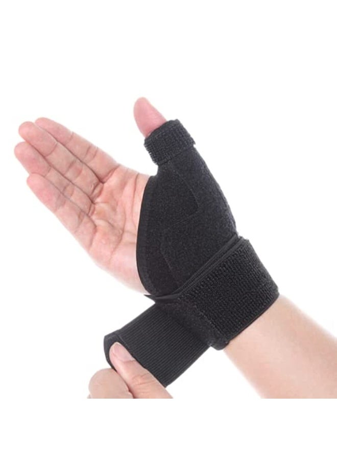 FDTY دعامة دعم المعصم لمتلازمة النفق الرسغي، حزام ضغط، جبيرة الإبهام للأصابع، مناسبة للرجال والنساء، تناسب اليد اليمنى واليسرى، مثبت لمرض التهاب المفاصل، تخفيف الألم. - Image 1