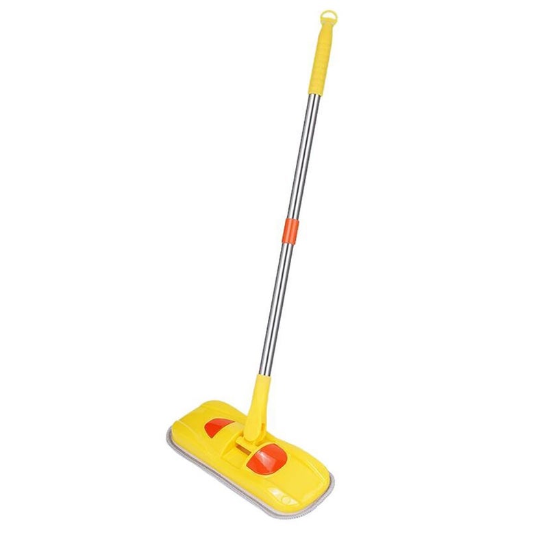 BSMstone Mini Mop Small Mop for Kids Housekeeping Pretend Play Cleaning Toy Gift for Boys Girls (Yellow) - Image 1