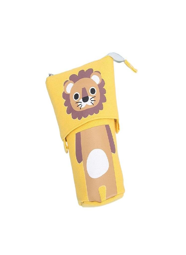 Eckek - Gift Animal Pull-Down Korean Style Stationery Bag Pencil Case Pencil Pouch Desktop Storage Bags - Image 1