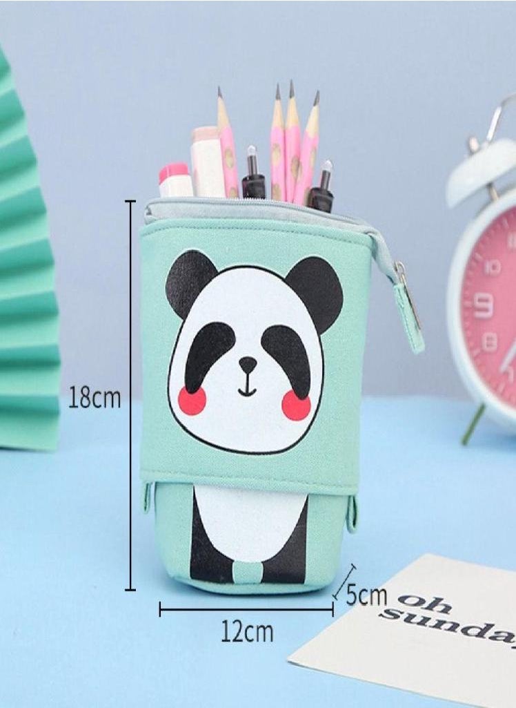 Eckek - Gift Animal Pull-Down Korean Style Stationery Bag Pencil Case Pencil Pouch Desktop Storage Bags - Image 1