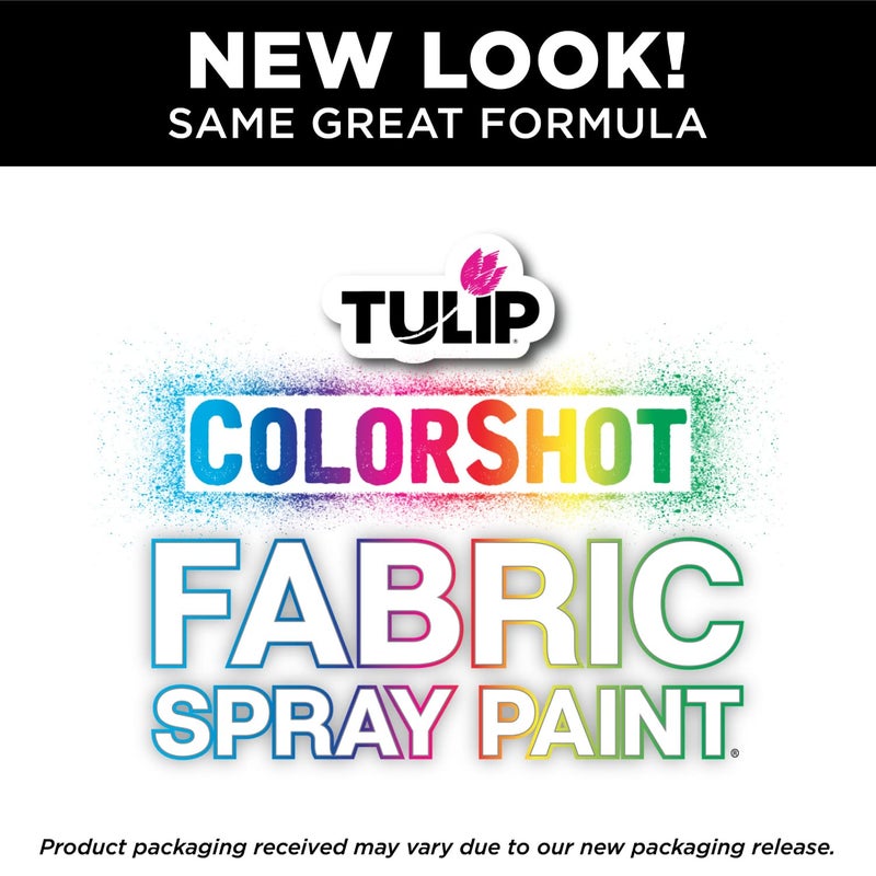 TULIP ColorShot Fabric Spray Paint for Upholstery, Permanent Spray-On Fabric Paint for Furniture, 8 oz, Charcoal Grey - Image 5