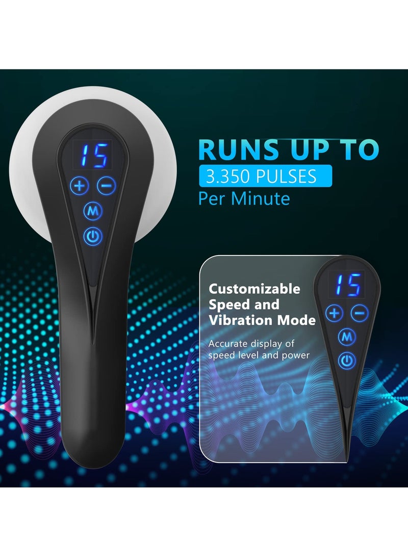 Excefore - Body Sculpting Machine, Wireless Handheld Electric Cellulite Massager, Massagers Deep Tissue with Touch Screen, Lymphatic Drainage Machine with 9 Massage Attachment - Image 1