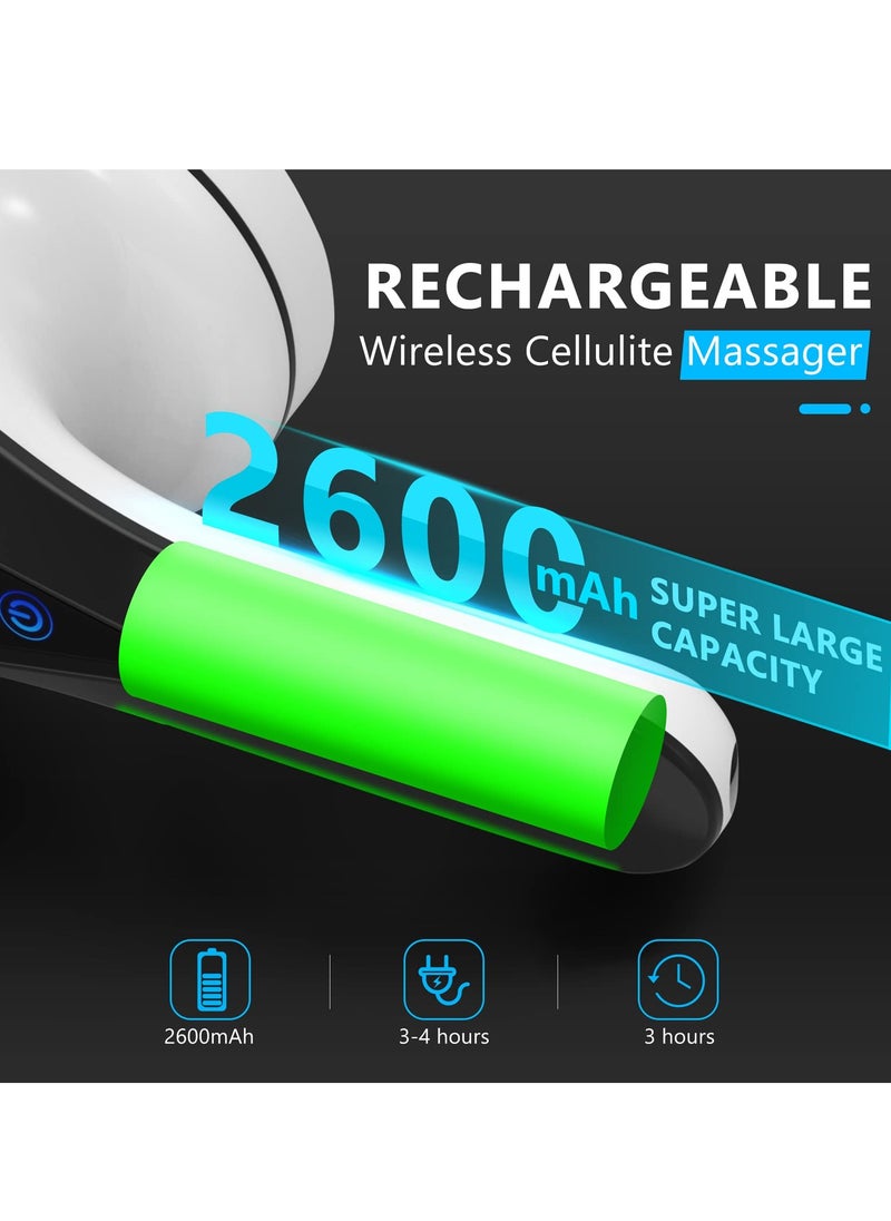 Excefore - Body Sculpting Machine, Wireless Handheld Electric Cellulite Massager, Massagers Deep Tissue with Touch Screen, Lymphatic Drainage Machine with 9 Massage Attachment - Image 1