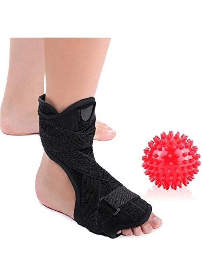 Generic - Adjustable Compression Plantar Fasciitis Dorsal Night and Day Splint Drop Foot Brace and Dorsal Achilles Tendonitis Splints Support - Image 1