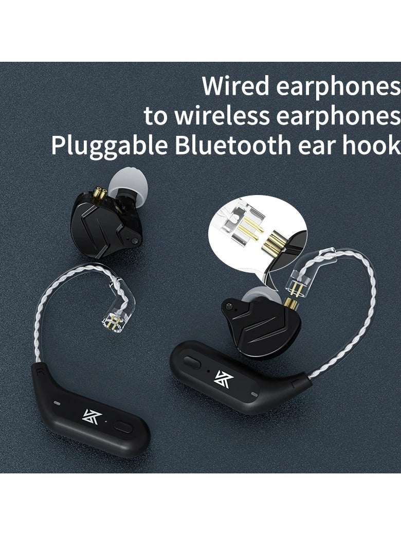 AZ09 HD Bluetooth 5.2 Ear Hook Headset Cable, Hifi Wireless Cable With Charging Case, Comfortable In Ear Monitor Replacement Cable, Wireless Waterproof Ear Hook IEM Bluetooth Adapter, (AZ09 C Pin) - Image 2