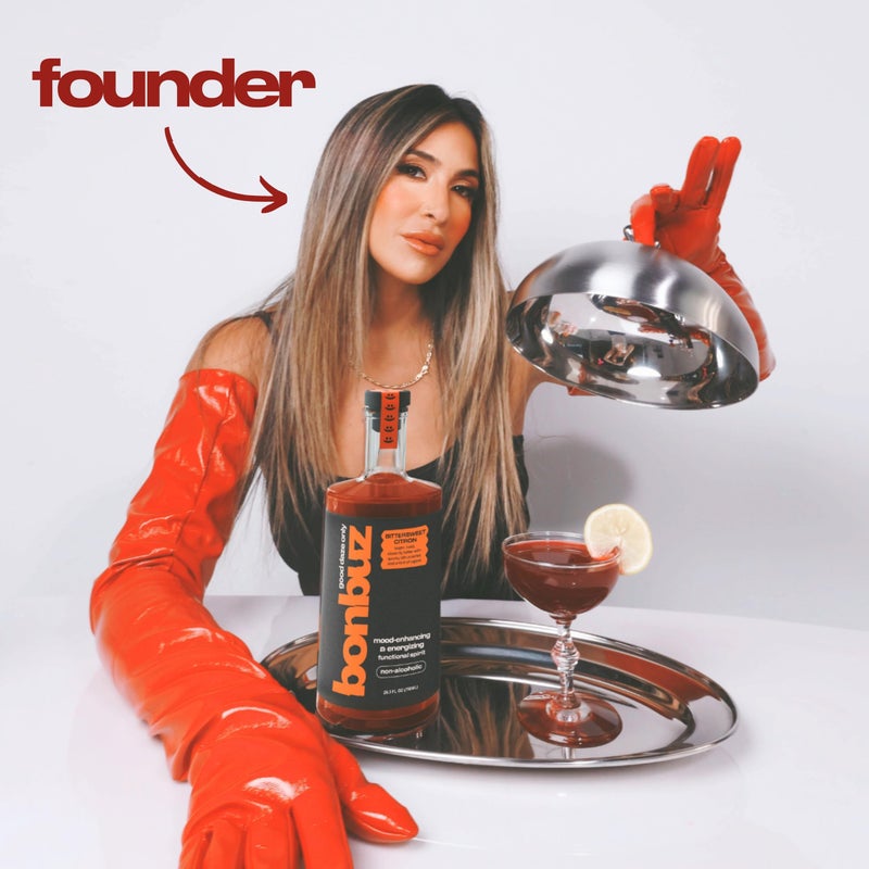 Bonbuz Bittersweet Citron - Functional Non Alcoholic Spirit - Sugar Free Syrup, Nootropic, Adaptogens, Wine Alternative with Buzz, Alcohol-Free Spirits, Ginger Mocktail Mix, 750ml - Image 5