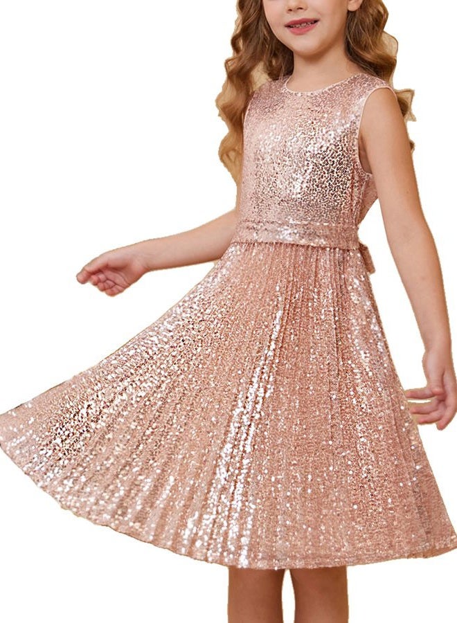 GRACE KARIN Formal Dresses for Teens Size 12-14 Kids Sequin Dresses Graduation Formal Party Dress - Image 1