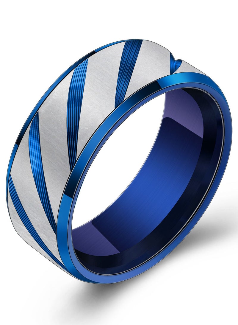 Stainless Steel Solid Polished Signet Ring