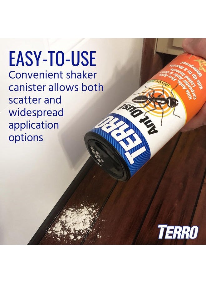 Terro - TERRO T600 Ant Dust Powder Killer for Indoors and Outdoors - Kills Ants, Fire Ants, Carpenter Ants, Roaches, Spiders, and Other Insects , 1lb - Image 1
