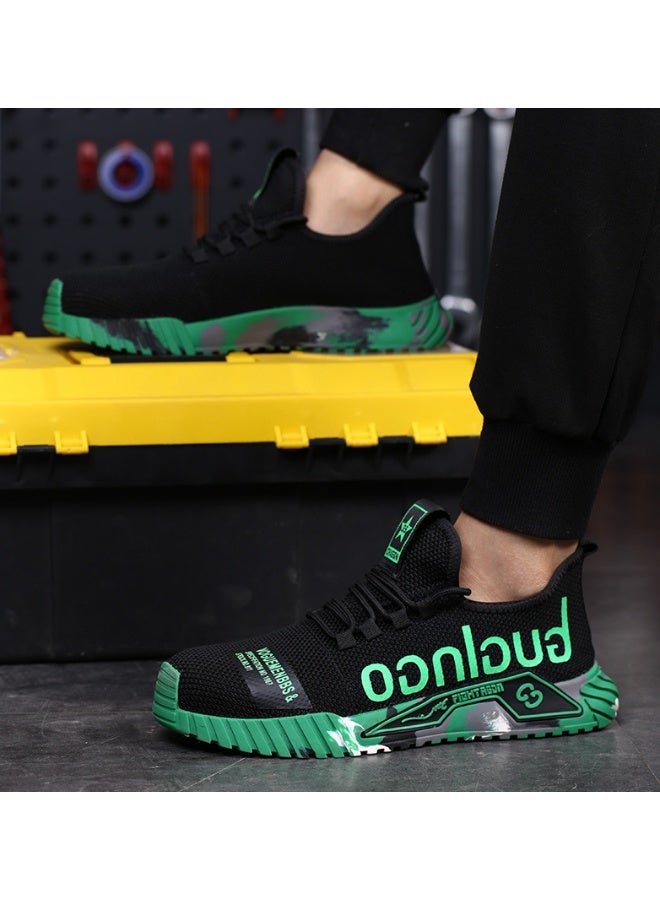 LoudLook أحذية أمان للرجال للعمل أحذية أمان بقبعة فولاذية أحذية واقية مضادة للثقب أحذية عمل للبناء أحذية عمل للرجال - Image 2