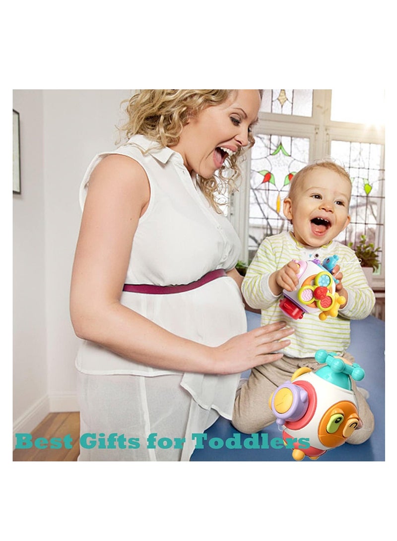 Busy Cube for Kids Baby Sensory Busy Board Travel Learning Toy for Toddlers Montessori Educational Activity Cube - Image 3