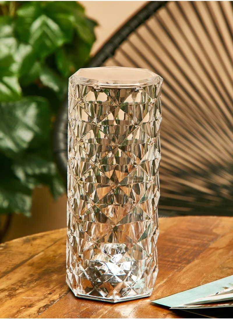 ايش Led Cylinder Touch Crystal Night Lamp