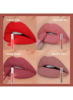 GIVE THEM LALA Matte Lipstick Hydromatte Liquid Lipstick For Women Satin Soft Non Drying Finish Lightweight And Long Lasting Lipstick Cruelty Free Lip Makeup (I Love You)  - Image 5