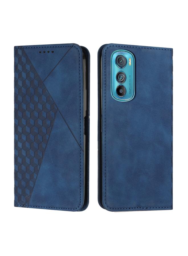 erorex Case For Motorola Edge 30 Diamond Pattern Splicing Skin Feel Magnetic Phone Case - Image 1