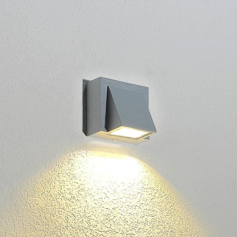 Wall Lanterns LED Wall Lamp Outdoor Garden Porch Lighting Lamp Modern Simple Wall Light Exterior Light Fixture Lights Outdoor Wall Light - Image 2