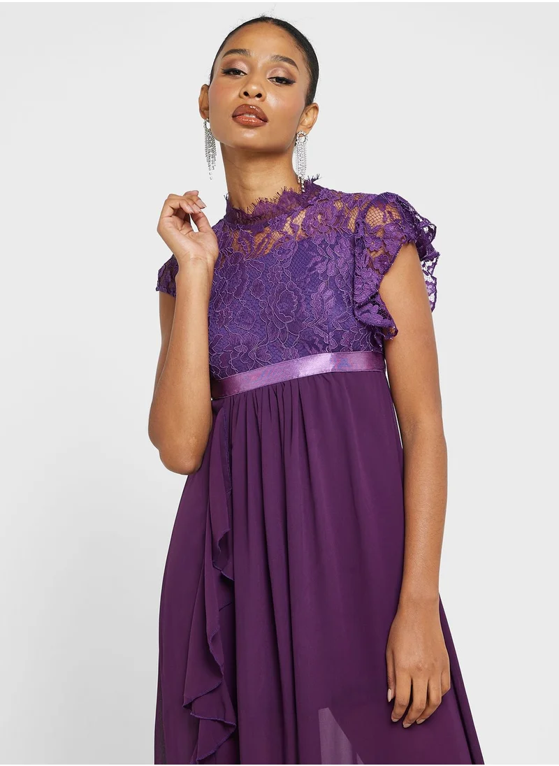 Ella Limited Edition Ruffle Slit Dress