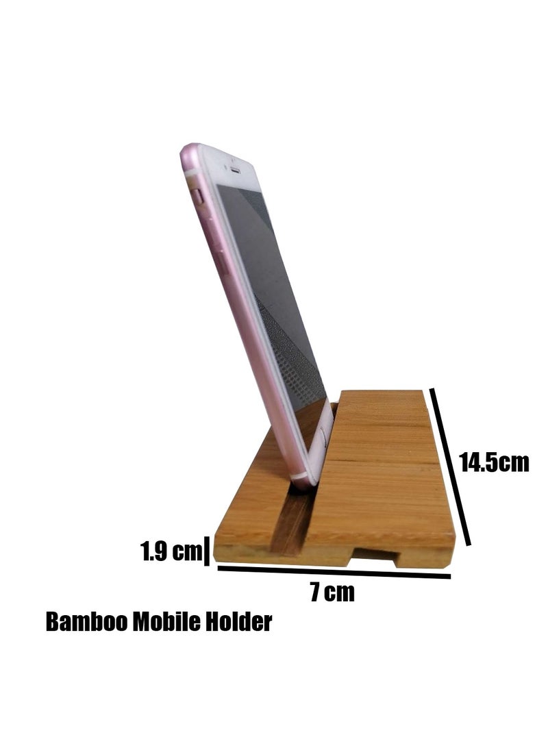 FFD Cell Phone Holder For iPhone Wooden Phone Stand Universal Holder For Smartphones - Image 2