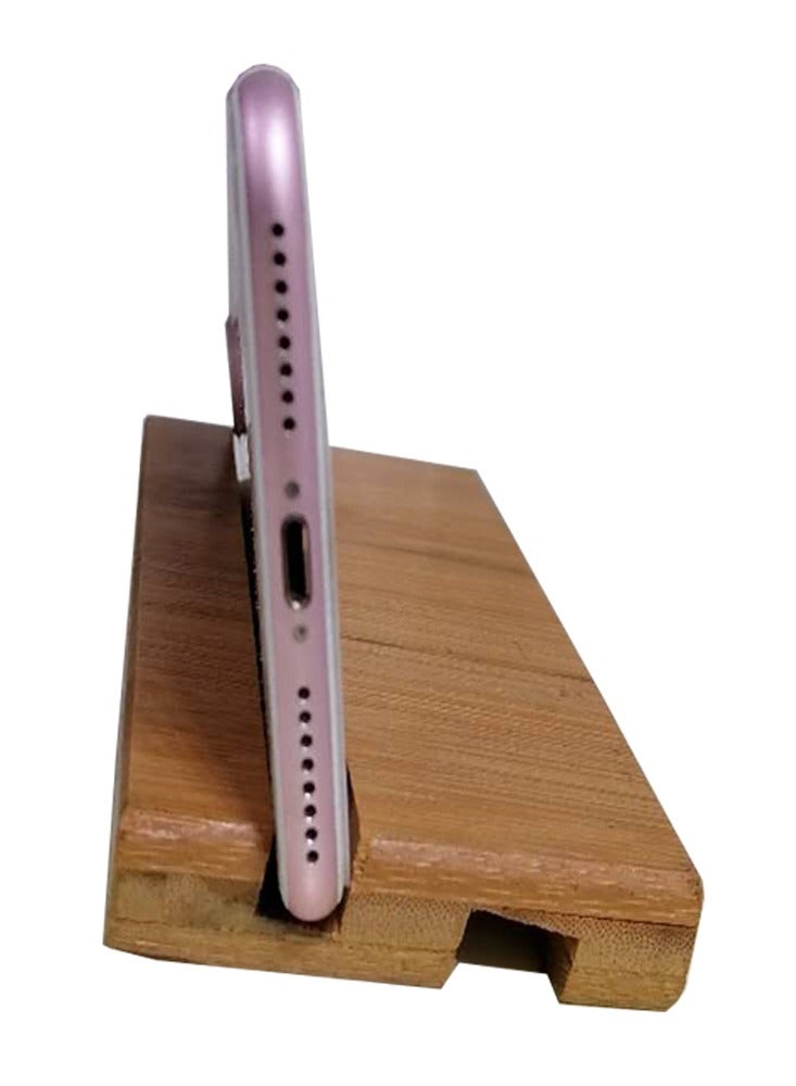FFD Cell Phone Holder For iPhone Wooden Phone Stand Universal Holder For Smartphones - Image 4