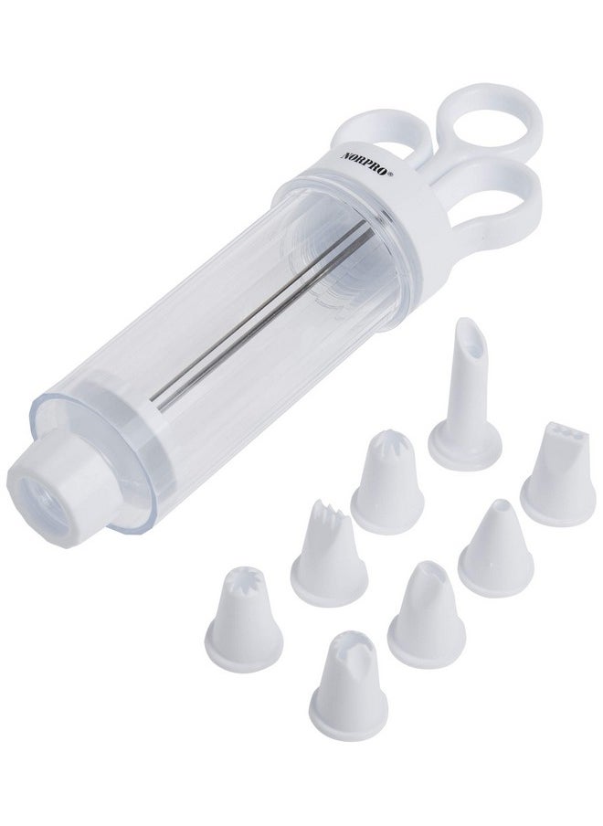 Norpro Norpro Cupcake Injector/Decorating Icing Set, 9-Piece Set, Stainless Steel, Multicolor  - Image 1