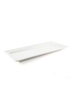 Ivory Porcelain Mashai Rectangular Platter 39.5x21.5 cm
