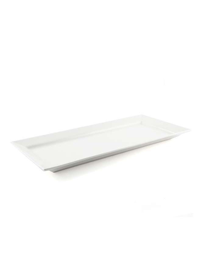 B2B - Ivory Porcelain Mashai Rectangular Platter 39.5x21.5 cm - Image 1
