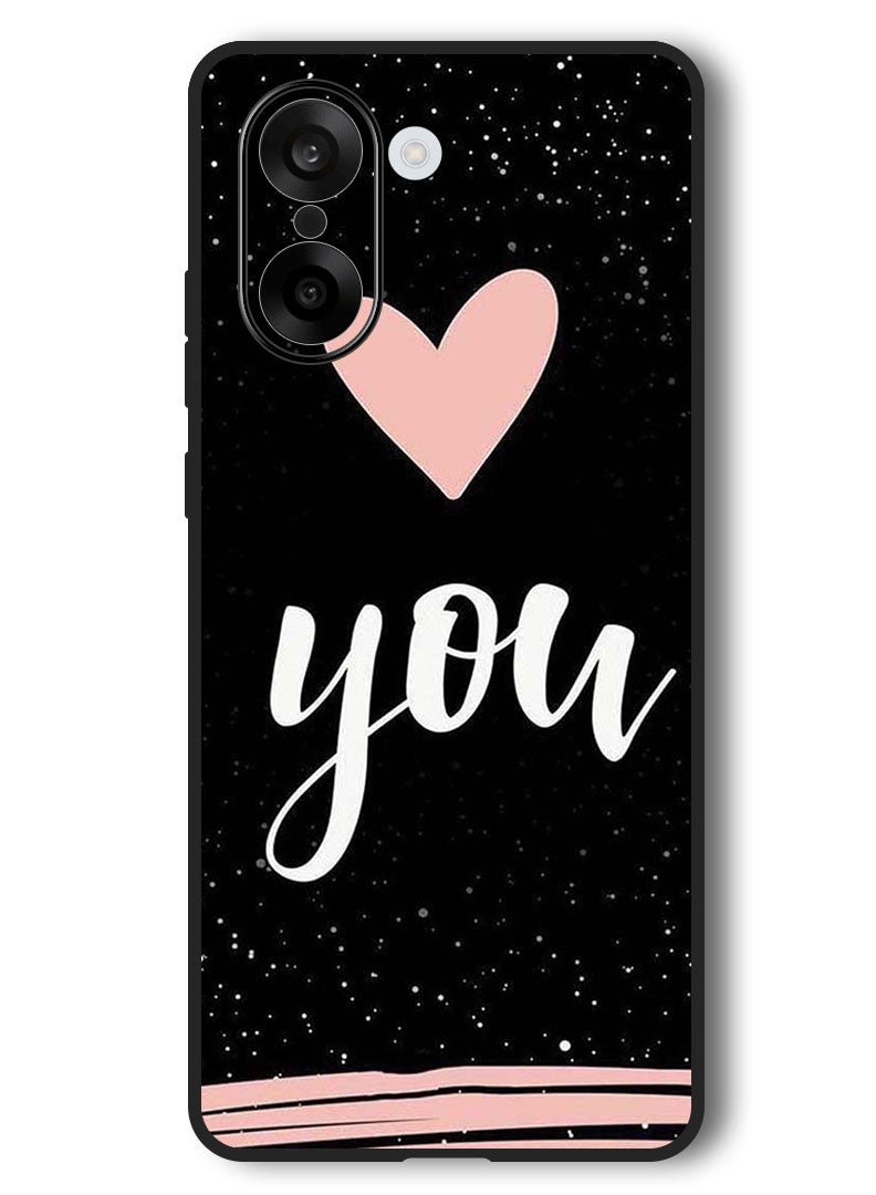 Theodor Case Compatible with OnePlus Nord CE 5 6.77 Inch Protection Shockproof Bumper Cover You  Heart - Image 1