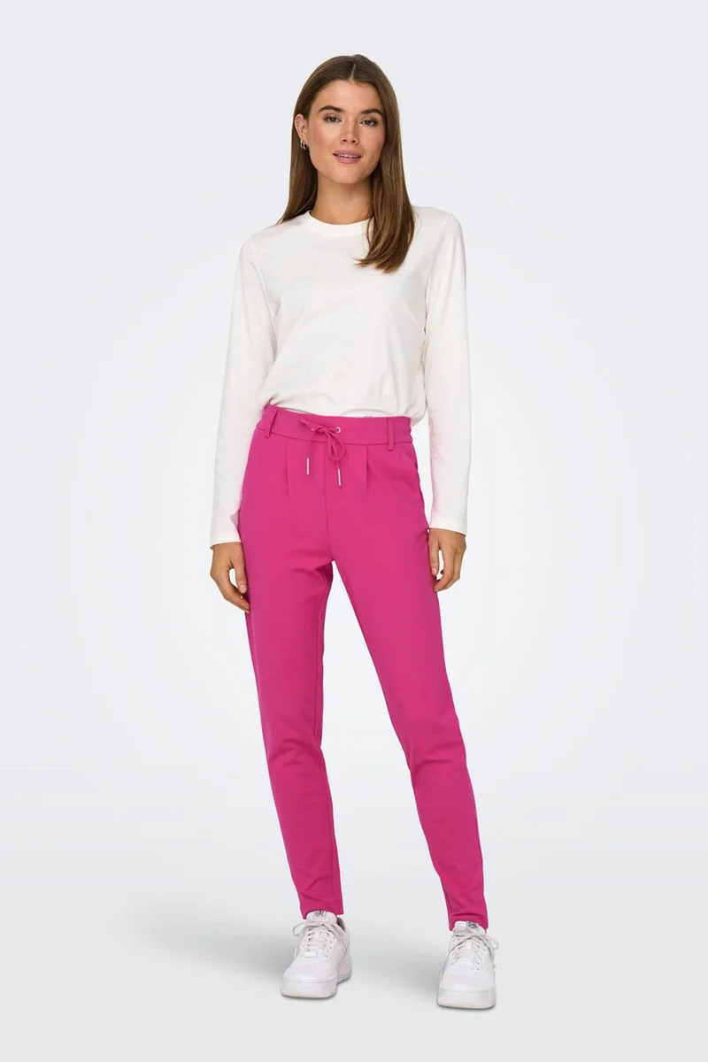 ONLY Normal Waist Regular Fit Skinny Leg Onlpoptrash Trousers Women's Trousers 15115847