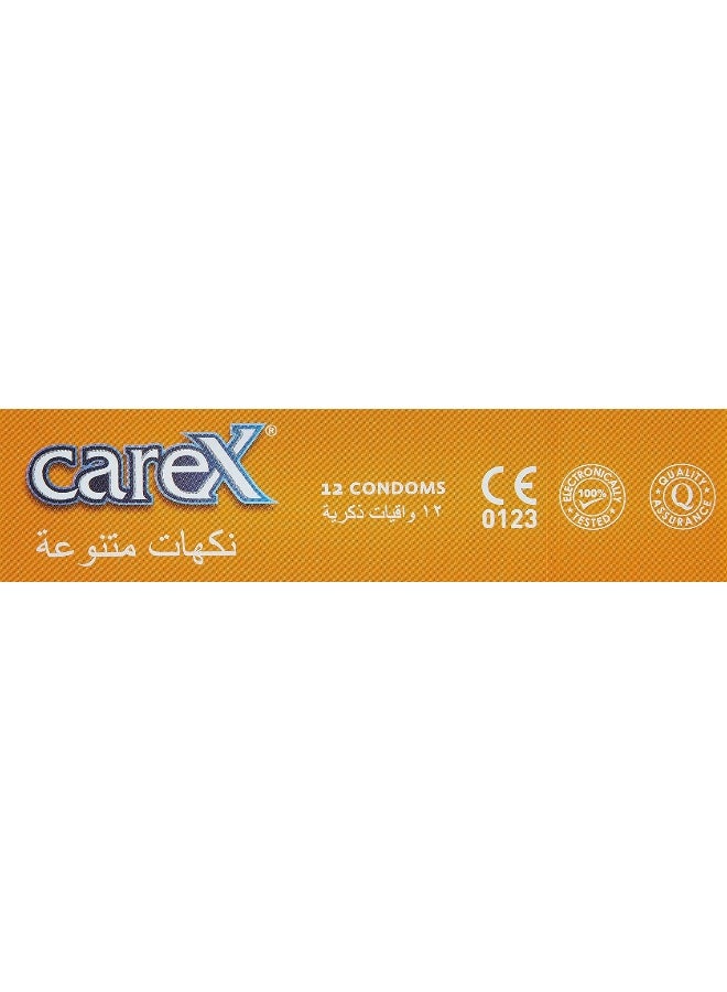 Carex Assorted Flavours Condoms | Delicious Fruity Sensation | 12 Count - Image 5