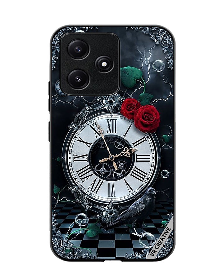 VR CREATIVE Protective Case Cover For Xiaomi Poco M6 Pro 5G Watch Design Multicolour - Image 1