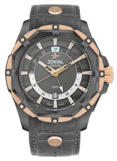 Jovial JOVIAL 12041GBLQ12, GMT, MERIDIAN COLLECTION combines precision and global versatility with its GMT function, perfect for those who navigate time across borders.  - Image 1