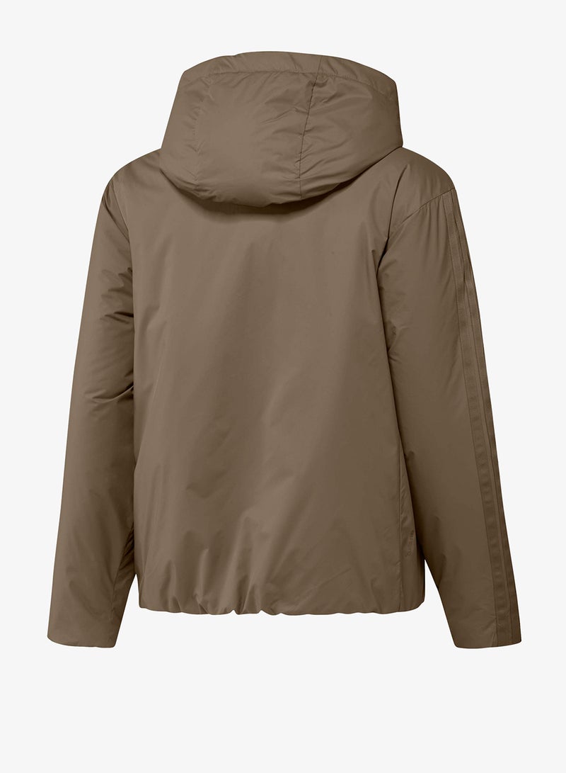 Adidas 3-Stripes Essential Insulated Hoodie - Image 2