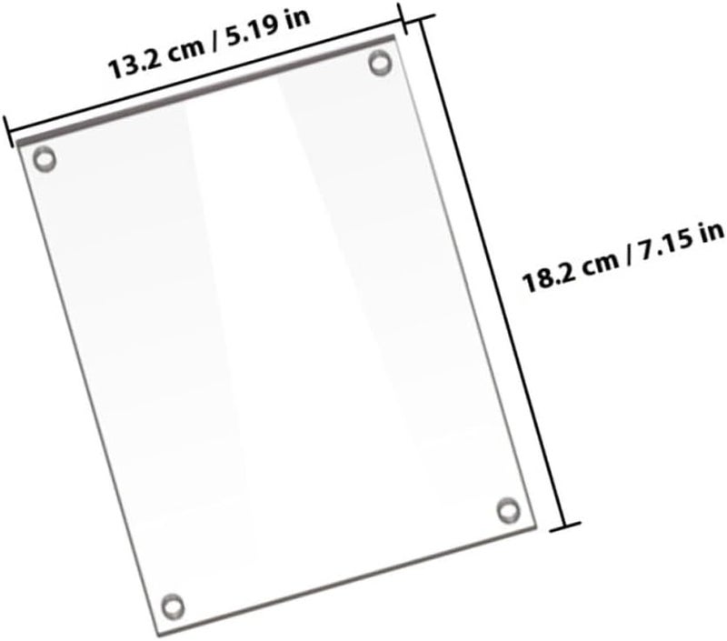 Acrylic Photo Frame Wall Mount Picture Display Holder Medium Size Photo Frame for Living Room Decoration - Image 2