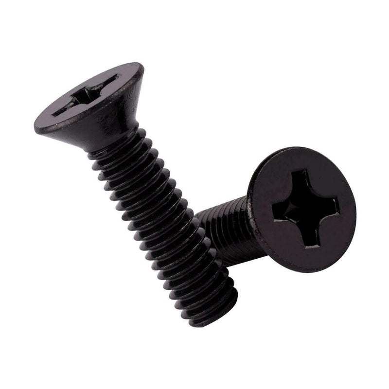 KOSJETHAS Store #4-40 x 1/2" Flat Head Machine Screws Black Finish Phillips Countersunk, 304 Stainless Steel 18-8, UNC Coarse Full Thread, 50 PCS - Image 4