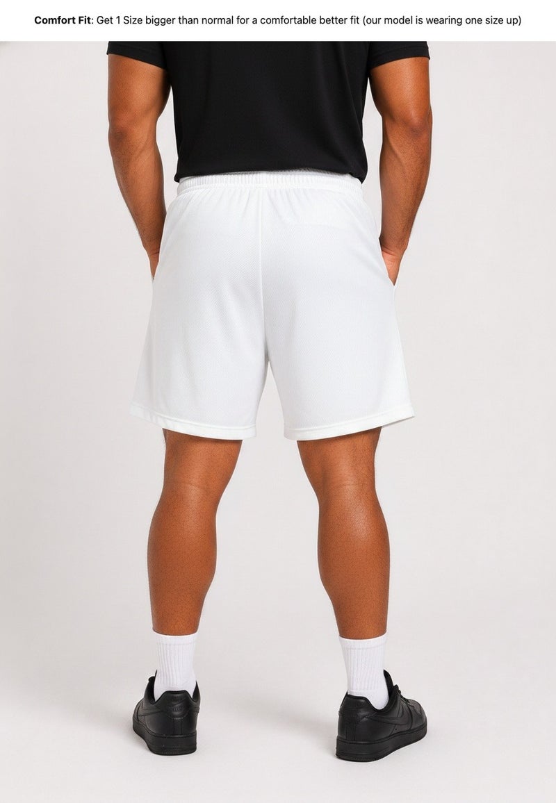 بريما إيس رجالي Shorts لايف ستايل لاكشري White - Image 2