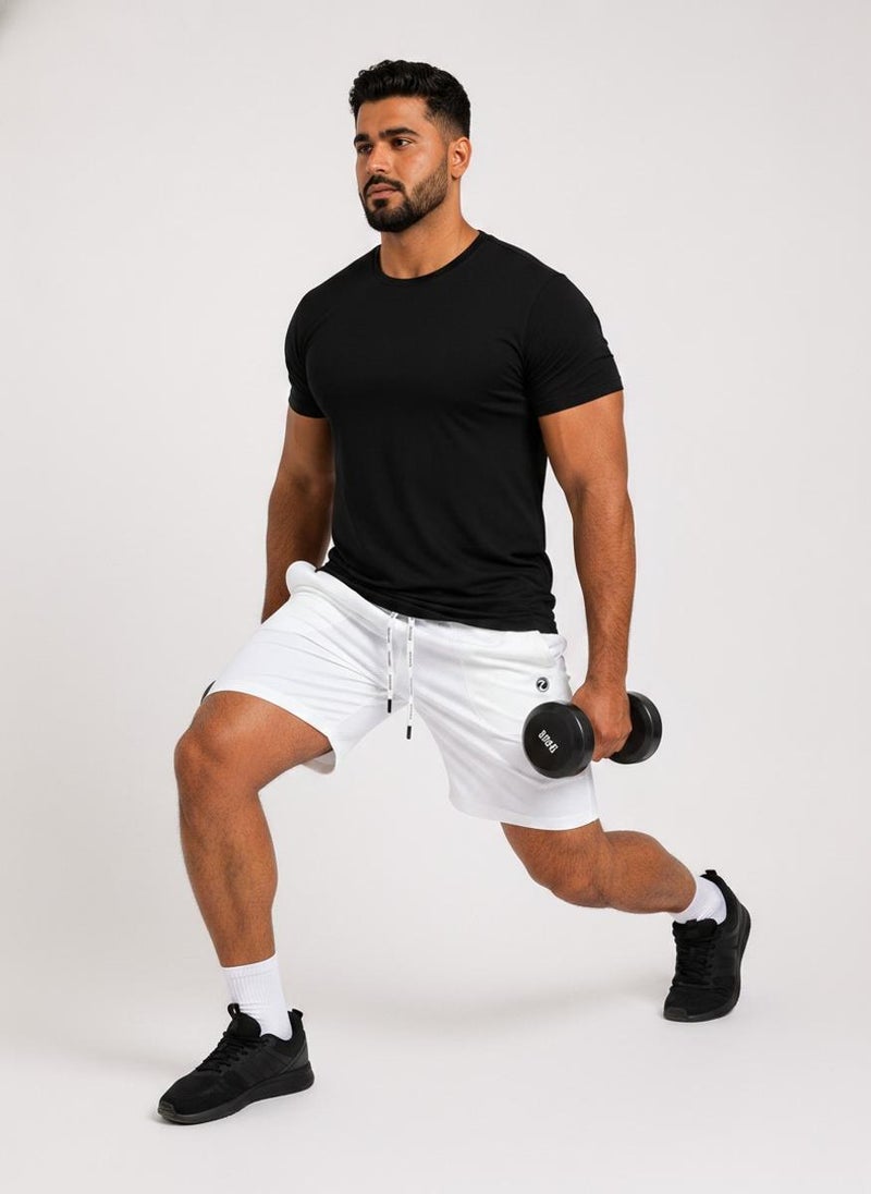 بريما إيس رجالي Shorts لايف ستايل لاكشري White - Image 4