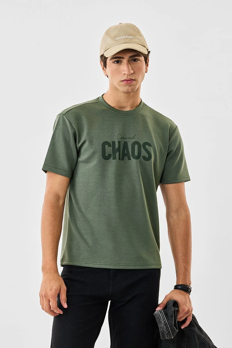 SNITCH Chaos Regular Fit Stretch T-Shirt