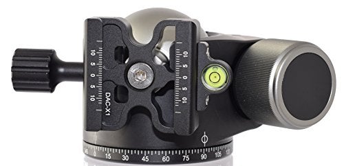 Desmond DLOW-55 55mm Low Profile Ball Head Arca/RRS Compatible w Pan Lock for Tripod - Image 3