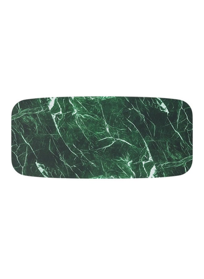 YI ONE Dining Table FC922-2.2M – Rectangular Black & Green Marble Top with Veneer Wooden Legs, 6–8 Seater Luxury Dining Table, 2200×1000×750 mm - Image 5